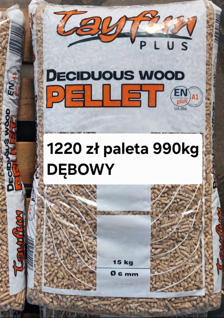 Pellet Pelet NATURAL ENERGY Certyfikat A1 EN Plus