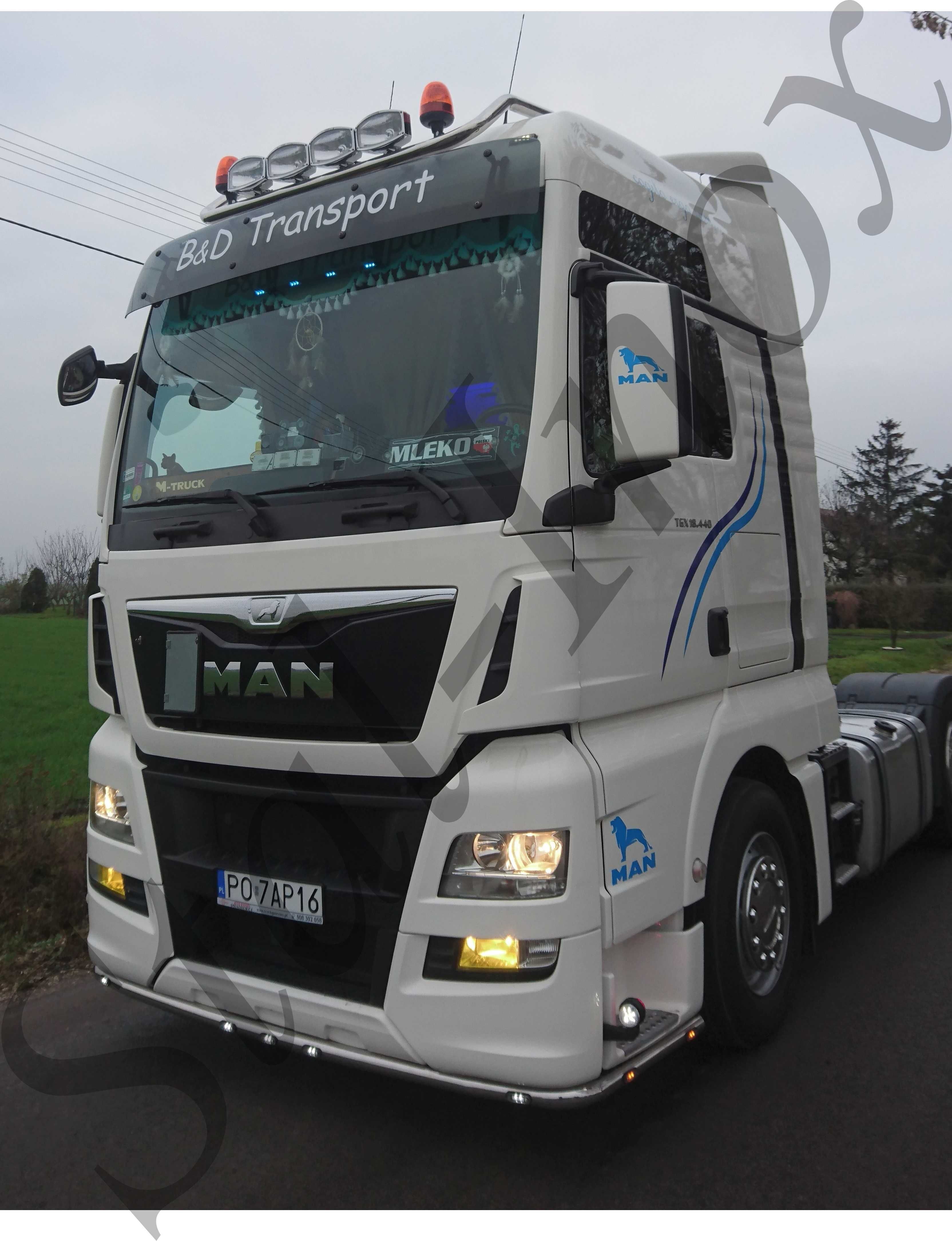 ORUROWANIE Górne MAN Tgx / Tga / Tgs / Tgm