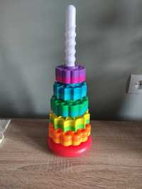 Kręcąca wieża Montessori na wzór Fat Brain Toys