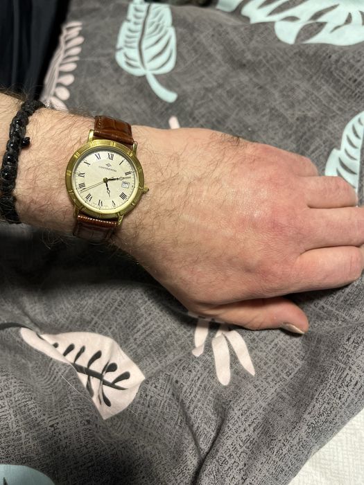 Мужские часы continental позолота