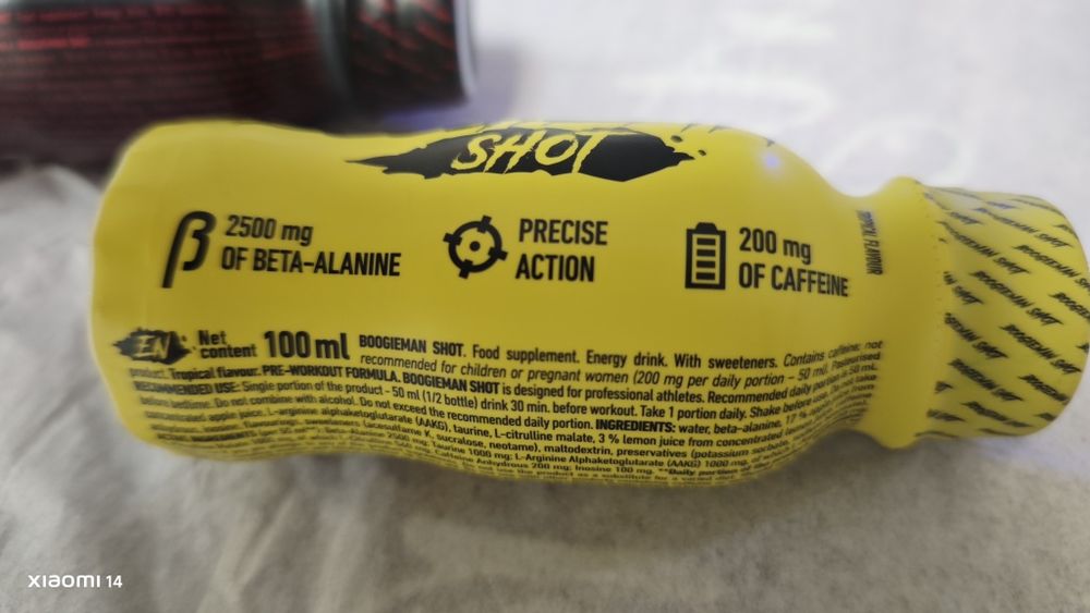 Przedtreningówka TREC® 3* Boogieman shot 100ml, pre-workout stack