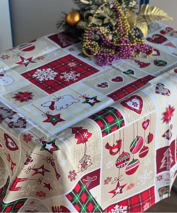 Скатертини новорічна