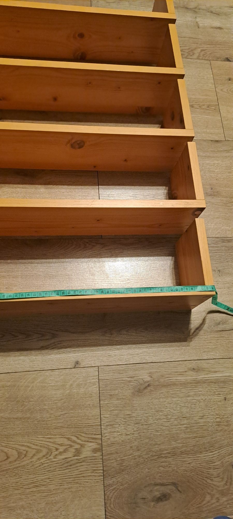 5 półek półka półki  w kolorze drewna