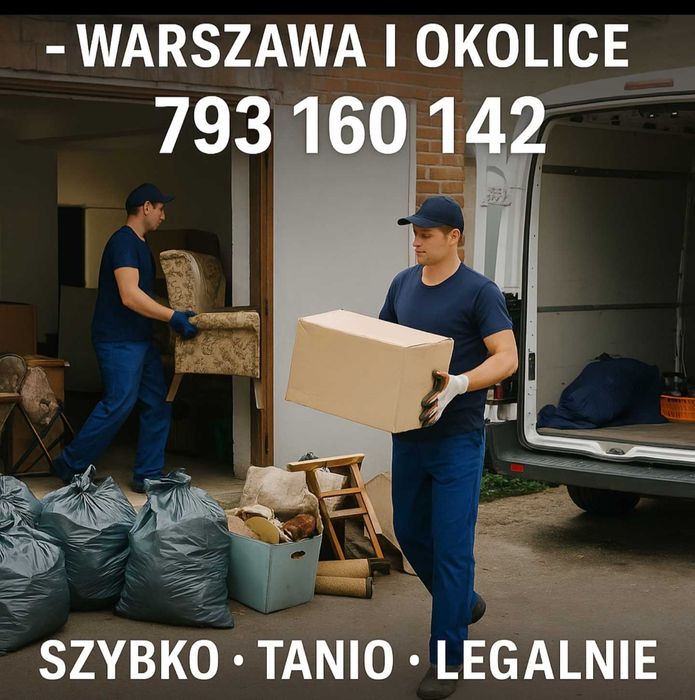 Wywóz rzeczy opróżnianie transport