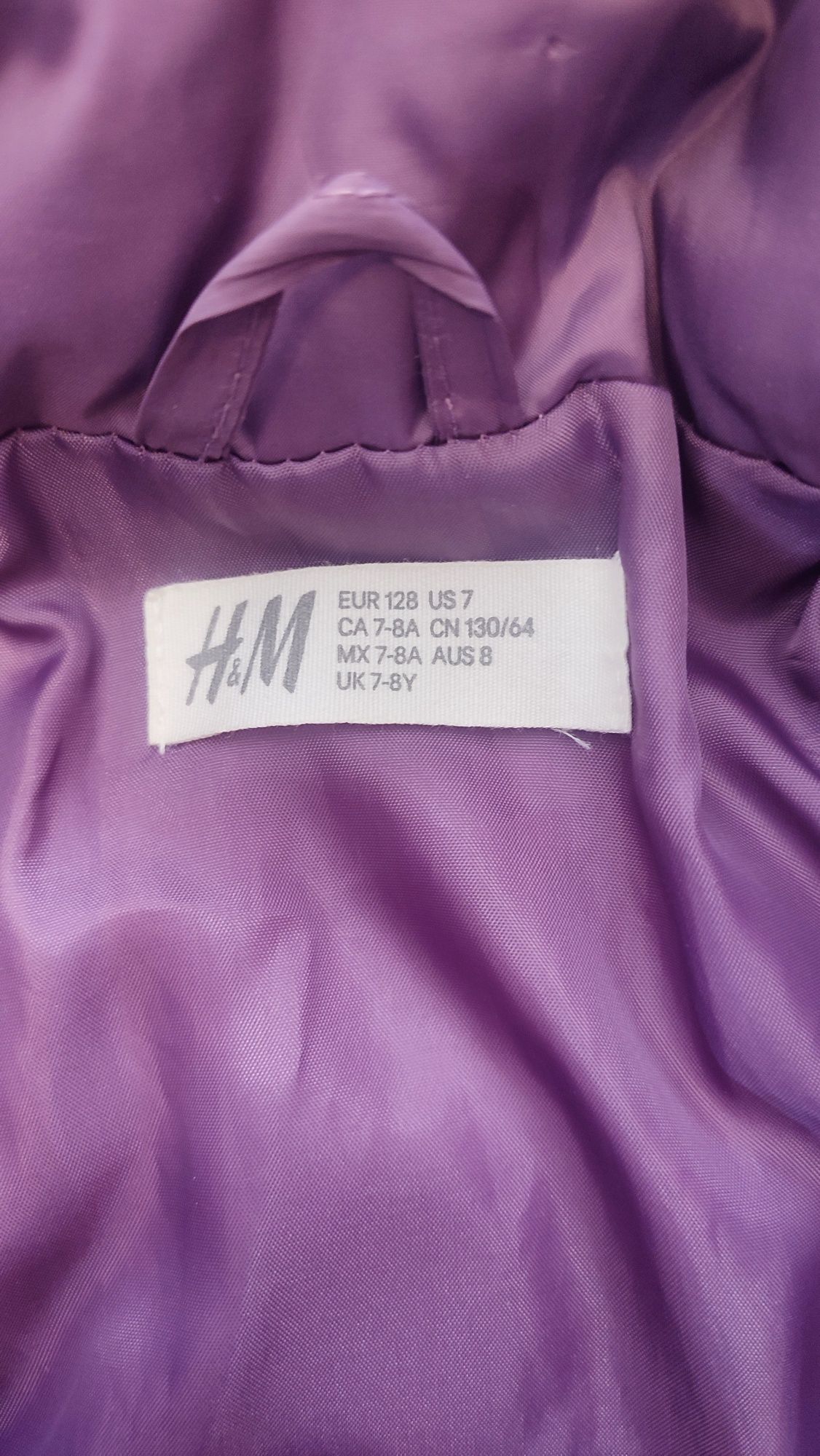 Куртка демі h&m фіолетова