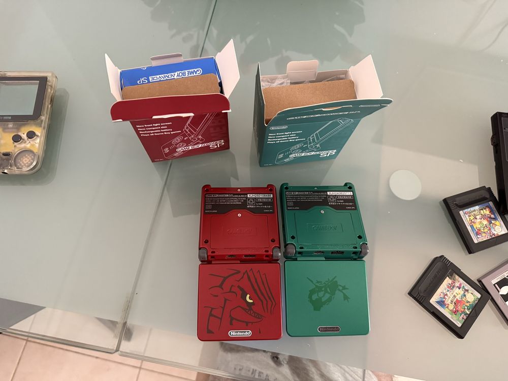 Lote de gameboys advance sp e pocket