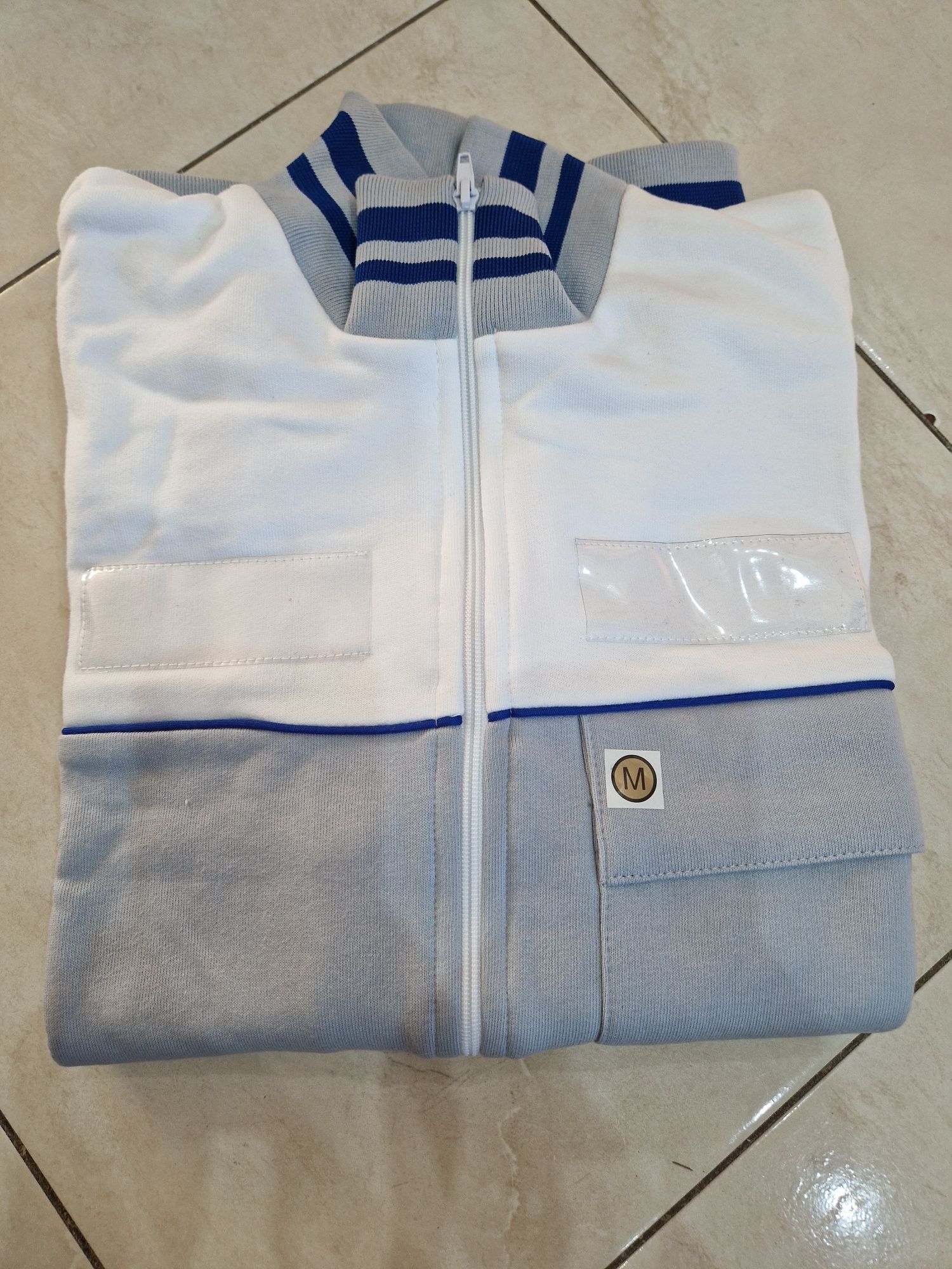 Bluza robocza szara.