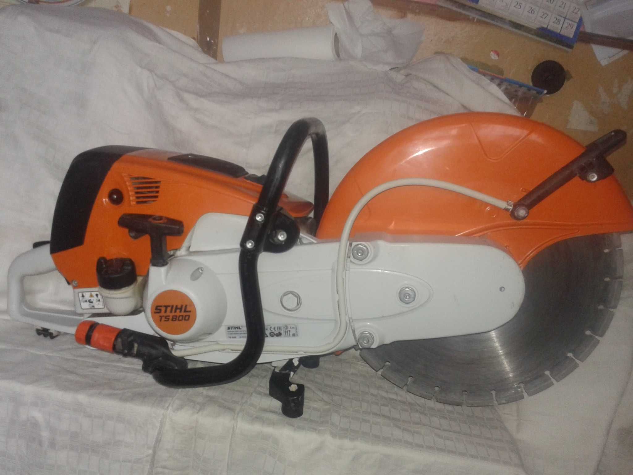 Największa pila przecinarka STIHL TS 800 6,8KM 7 tarcz