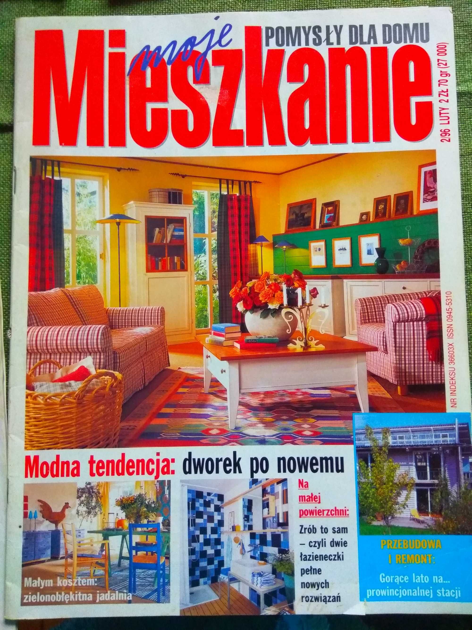 Archiwalne magazyny MOJE MIESZKANIE  1994 - 1996