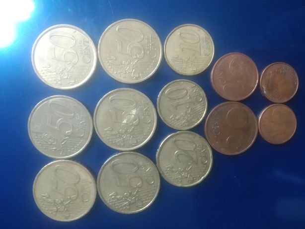 Монети євро центи