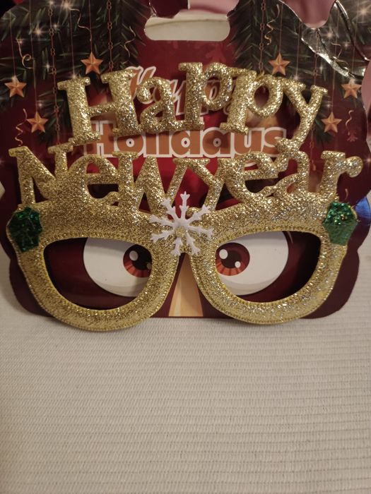 Okulary sylwestrowe nowe,