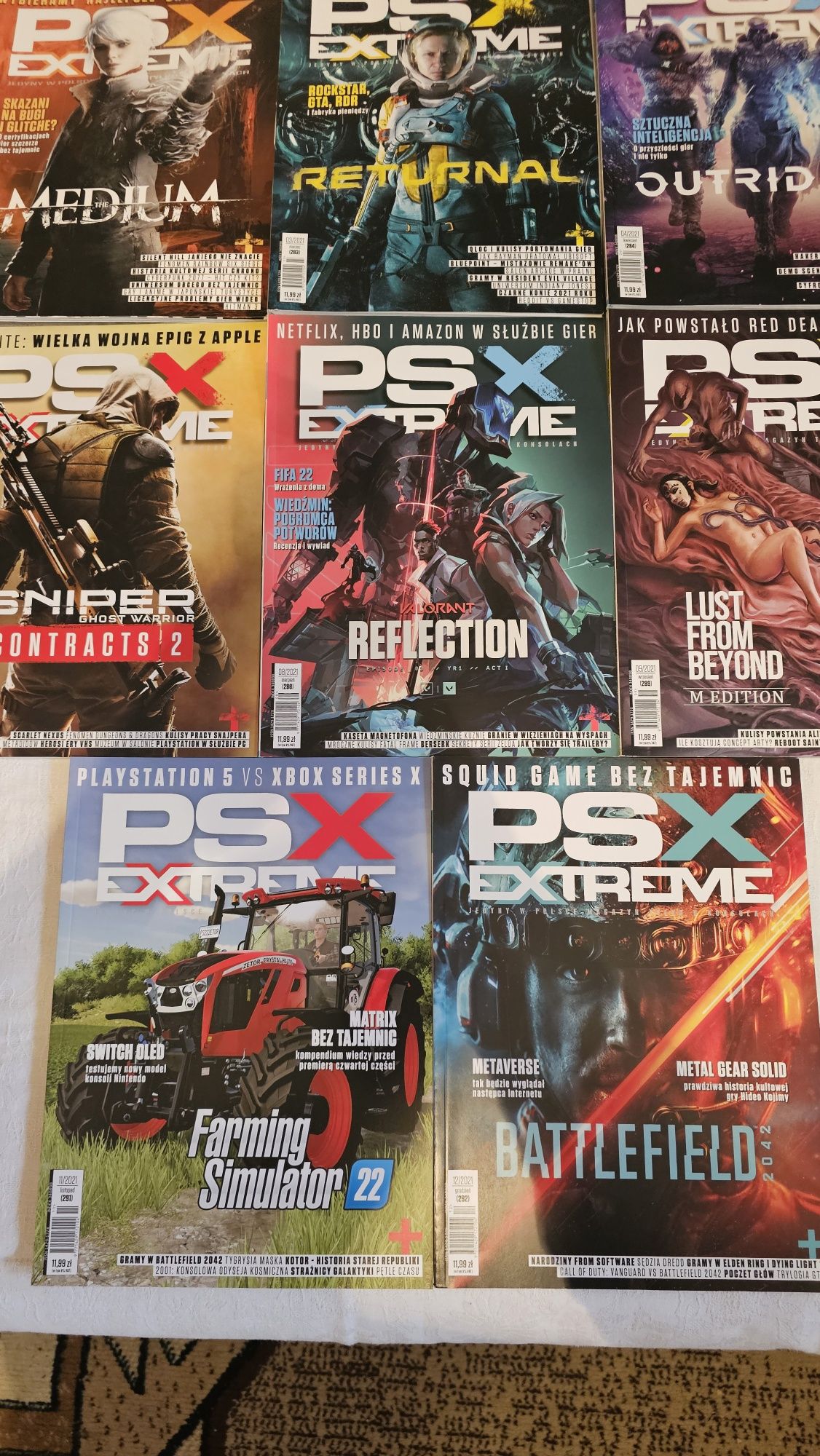 Pełen rocznki gazety Psx Extreme nr. 281 do 292 / 2021 rok . Polecam.
