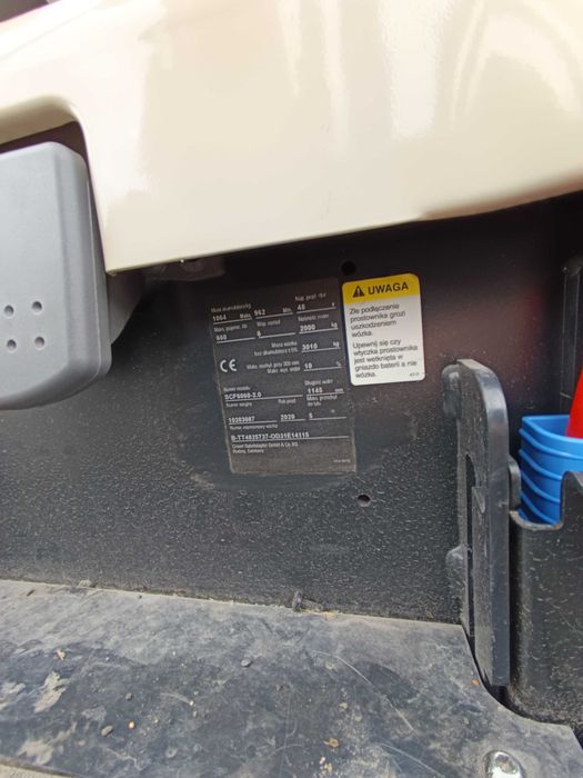 CROWN SCF6060 wózek widłowy podnośnikowy,  64 motogodziny, Nowa CENA