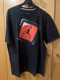 T-shirt Air Jordan preta