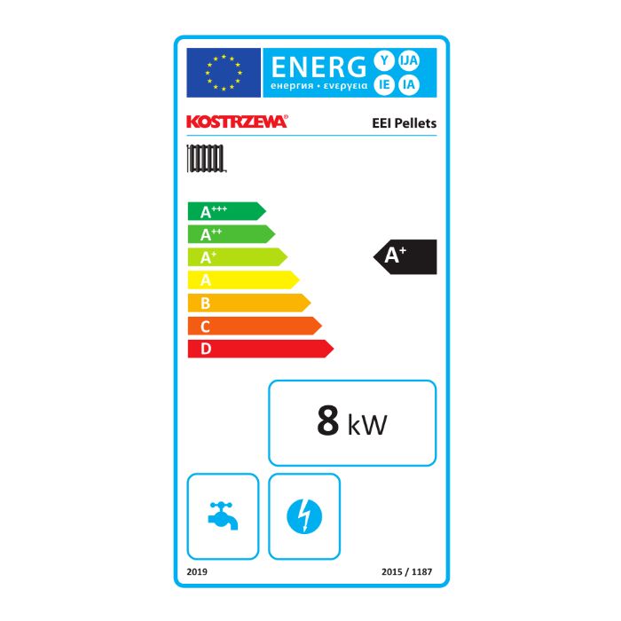 Kocioł Kostrzewa EEI Pellets - 5 Klasa - Ecodesign - gratisy