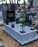 Nagrobek granitowy 90x190