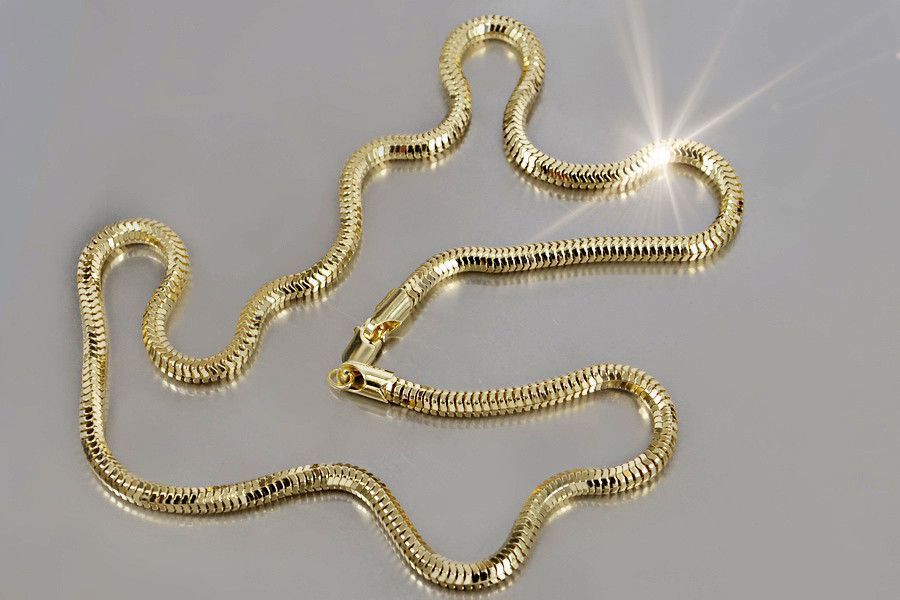 Złoty łańcuszek 14k 585 linka żmijka Tondo cc020y 55cm 2,25mm Gdańsk