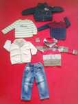 Kurtki, bluzy, swetry roz 86-92 (6szt)