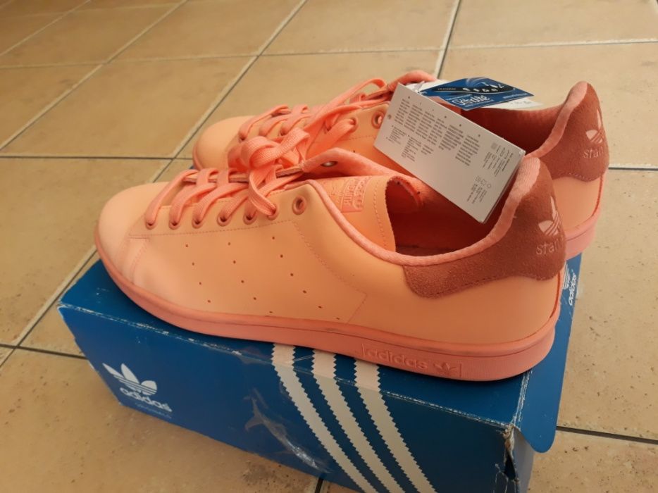 Adidas stan smith adicolor lososiowe-morelowe 47 1/3