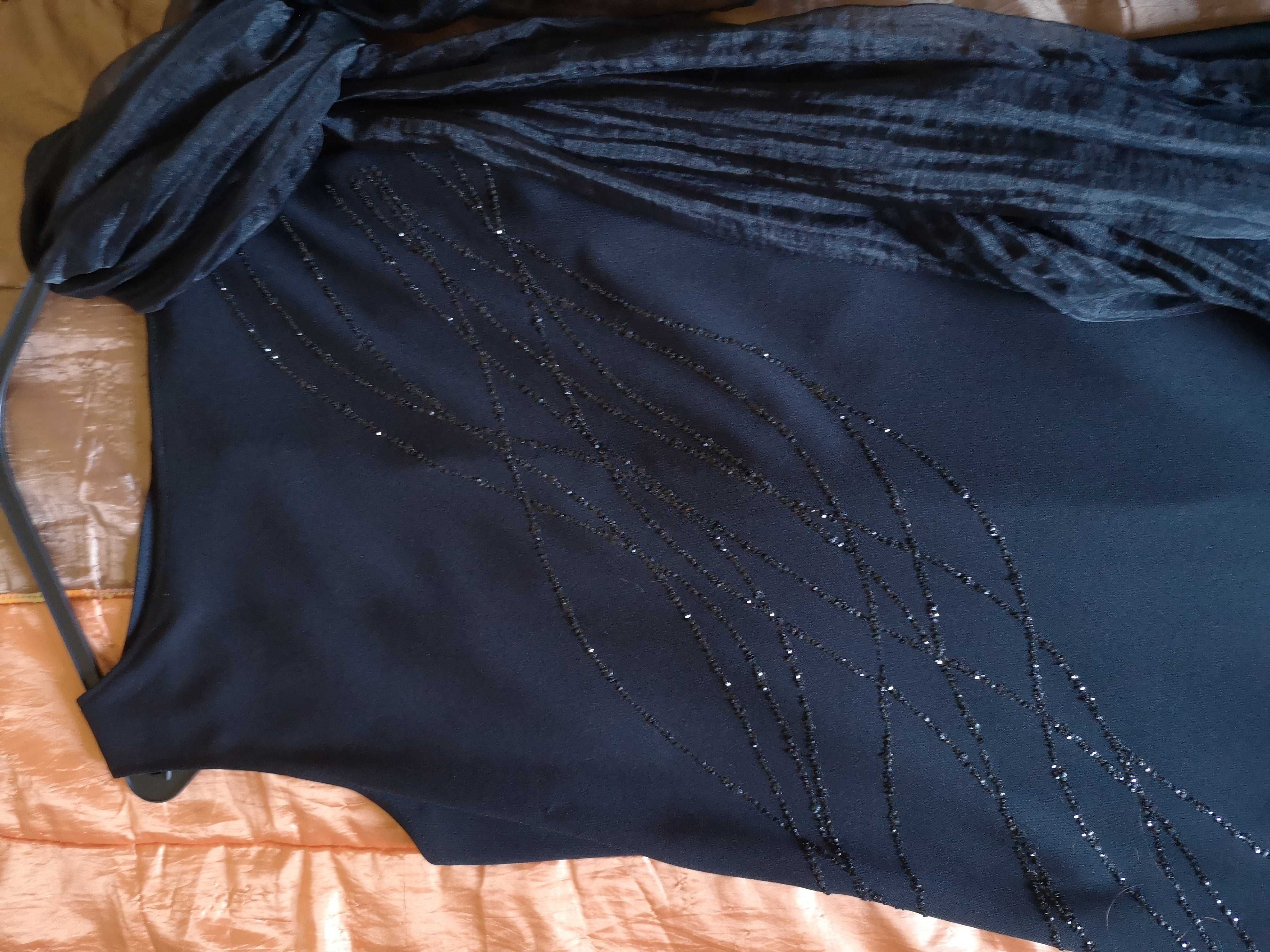 Vestido tubular preto ocasião cerimónia