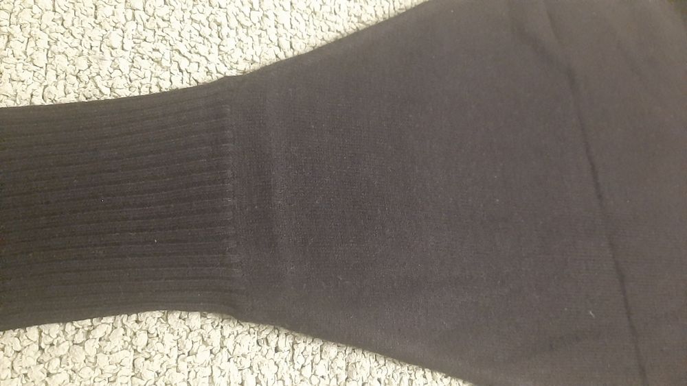 Sweter H&M czarny z wełną xs/s