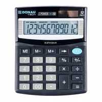 Kalkulator Biurowy 12 Cyfr.czarny Donau, Donau