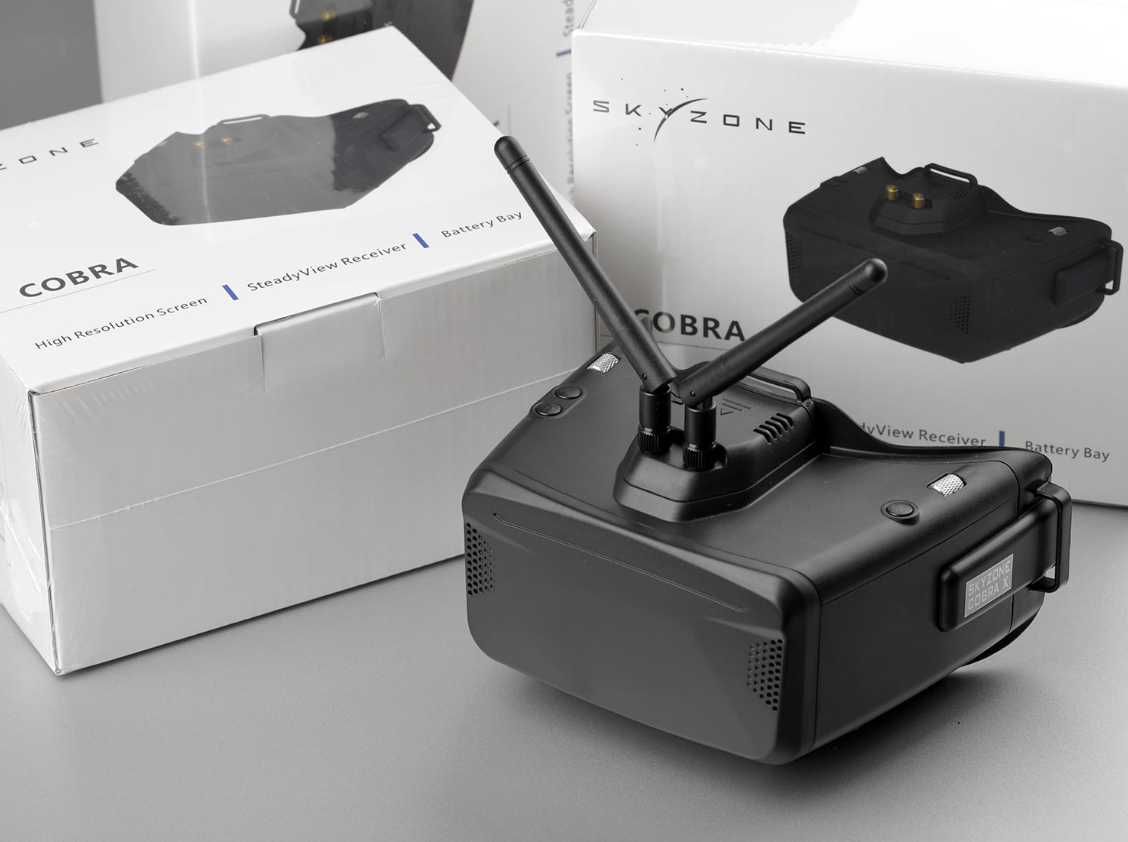 новий SKYZONE Cobra X V4 FPV окуляри шолом Чорний колір