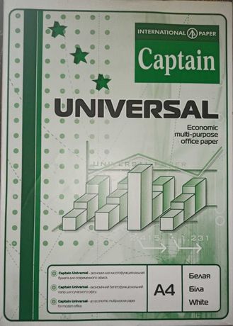 Бумага офисная CAPTAIN Universal А4, 80 г/м2, 500 листов