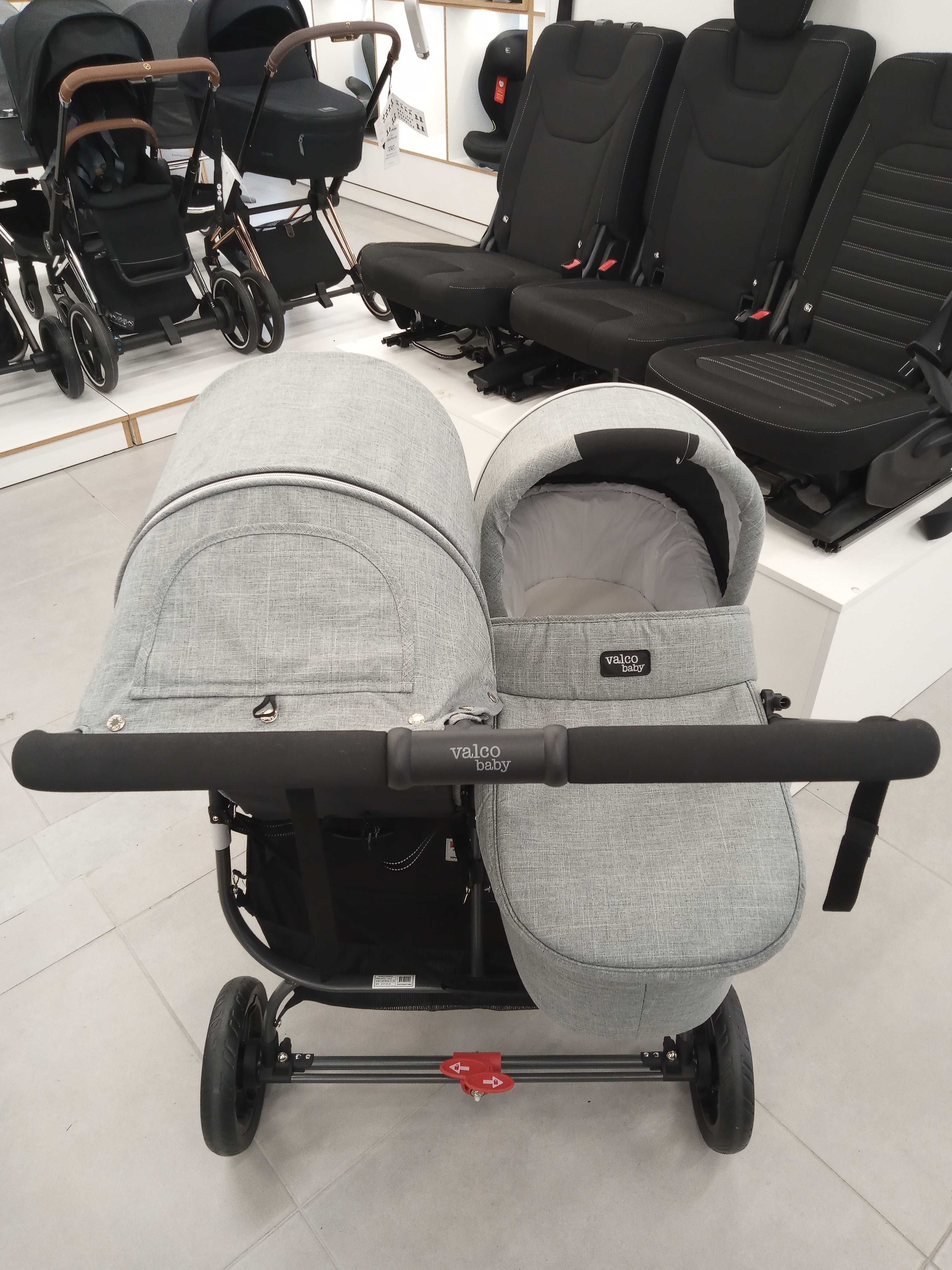 NOWY Wózek bliźniaczy/ rok po roku Valco Baby Snap Duo  PARAGON
