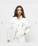 Karana biała Karl Kani Og Jacket kurtka jeans oversize  S/M/L