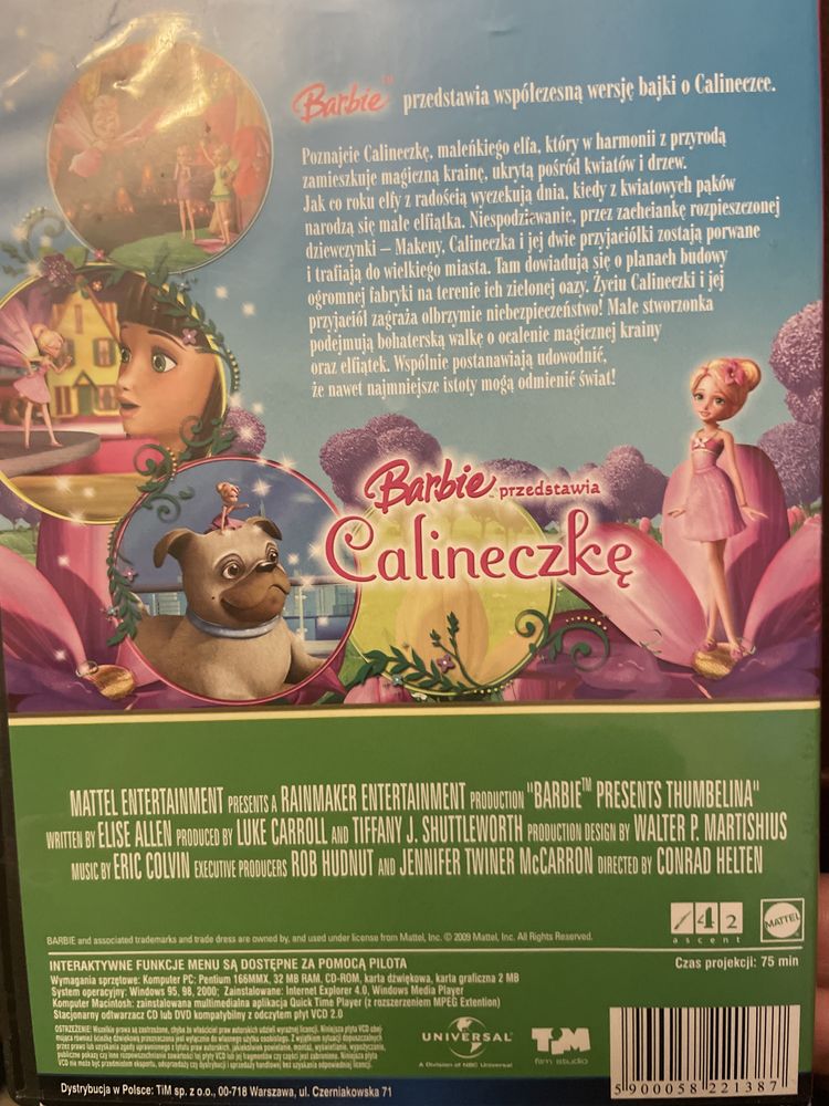 Barbie w Dziadku do Orzechów (DVD), Barbie Calineczka (VCD)