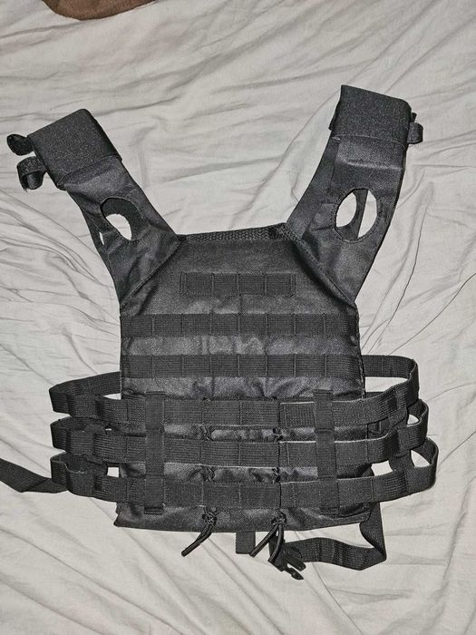 Colete preto Airsoft