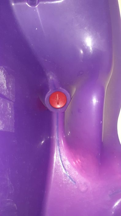 Ванночка детская Onda Evolution с анатомической горкой и термодатчиком