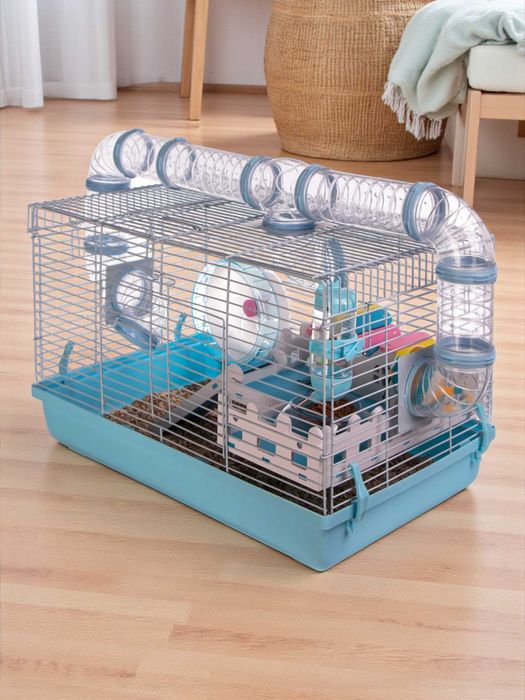 Klatka dla Chomika NOWA domek z tunelami ZESTAW dla gryzoni myszy
