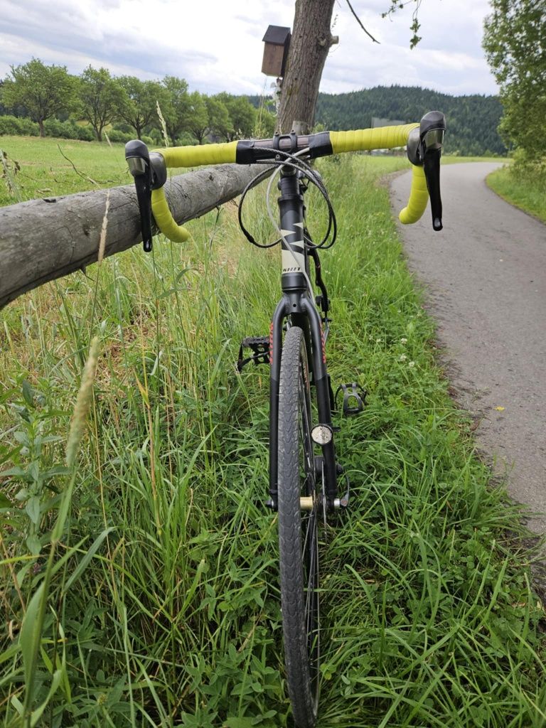 Rower gravel WHITE GX – Shimano 105 + SRAM | Stan bardzo dobry