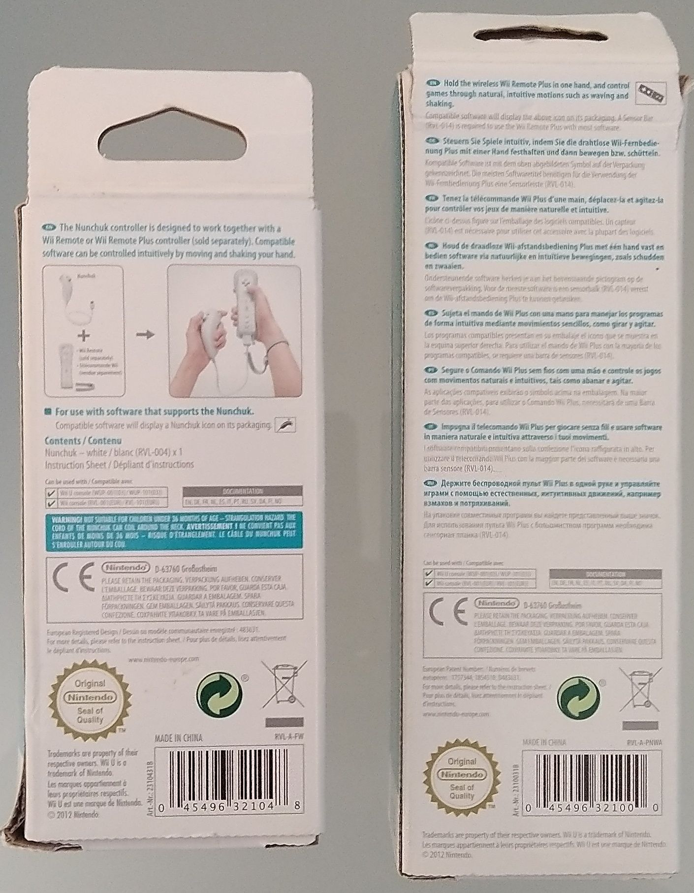 Comandos Wii Motion Plus Inside + Nunchuck  Oficiais