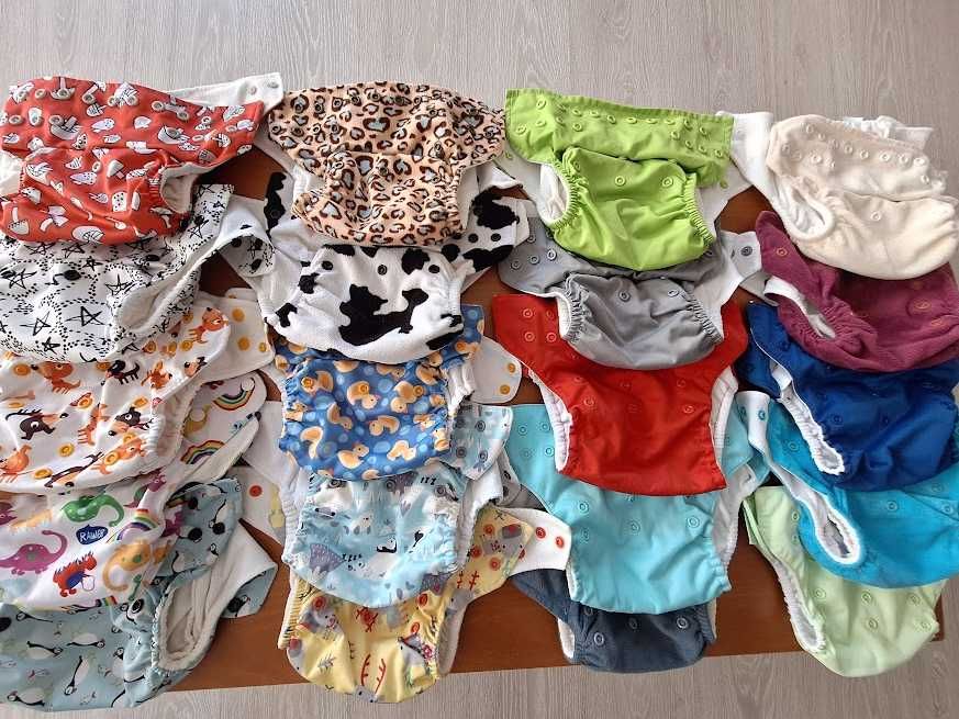 Fraldas reutilizáveis e absorventes
