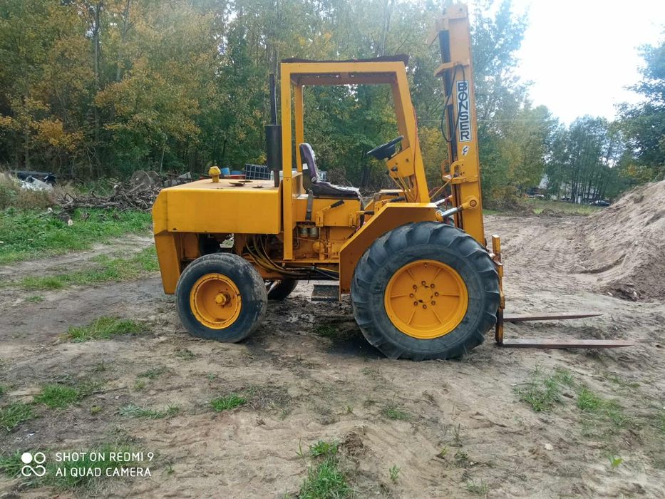 Wózek Widłowy Terenowy Ładowarka Bonser L555