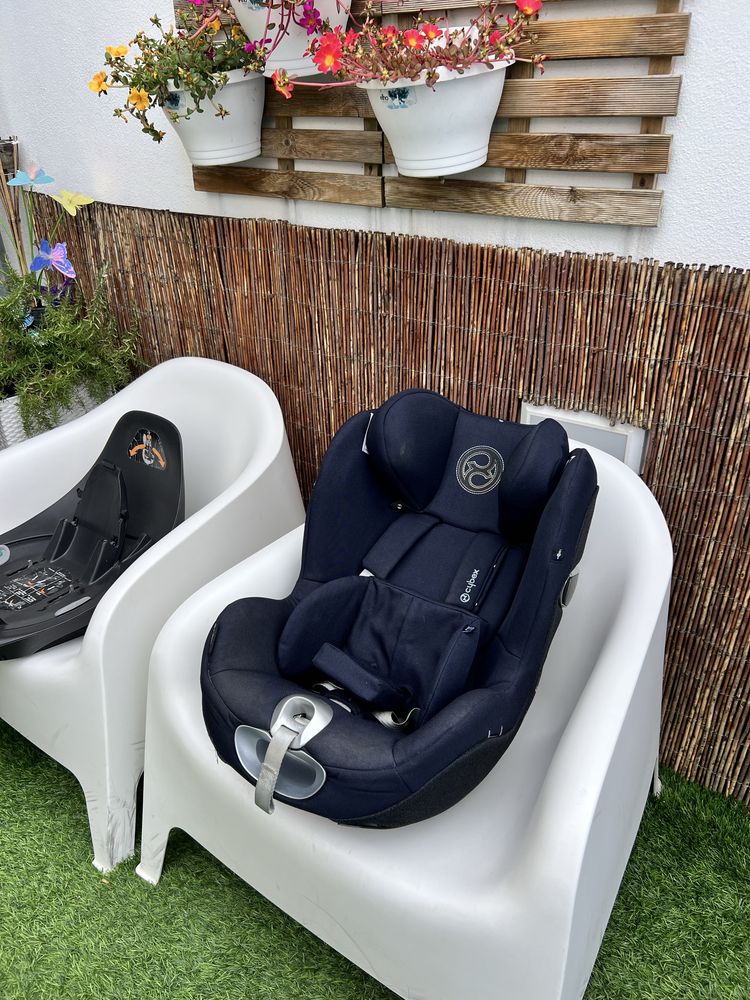 Cadeira auto Cybex Sirona Z + Base Rotativa