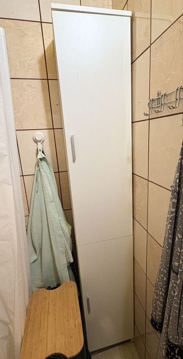 Szafka łazienkowa scienna stojąca słupek