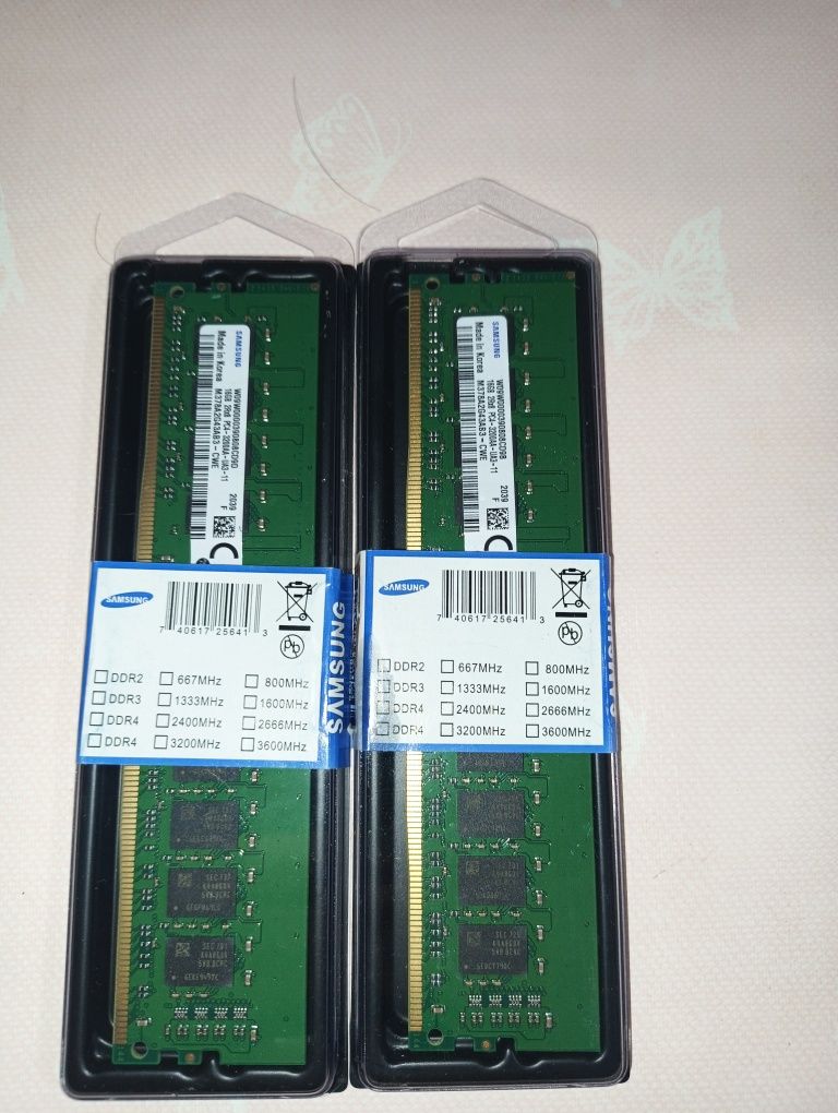 Memórias DDR4 16 gb novas