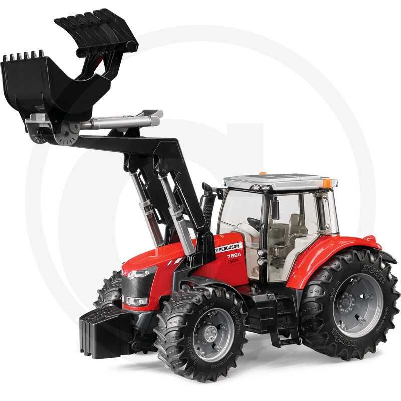 Bruder 03047 traktor Massey Ferguson z ładowaczem