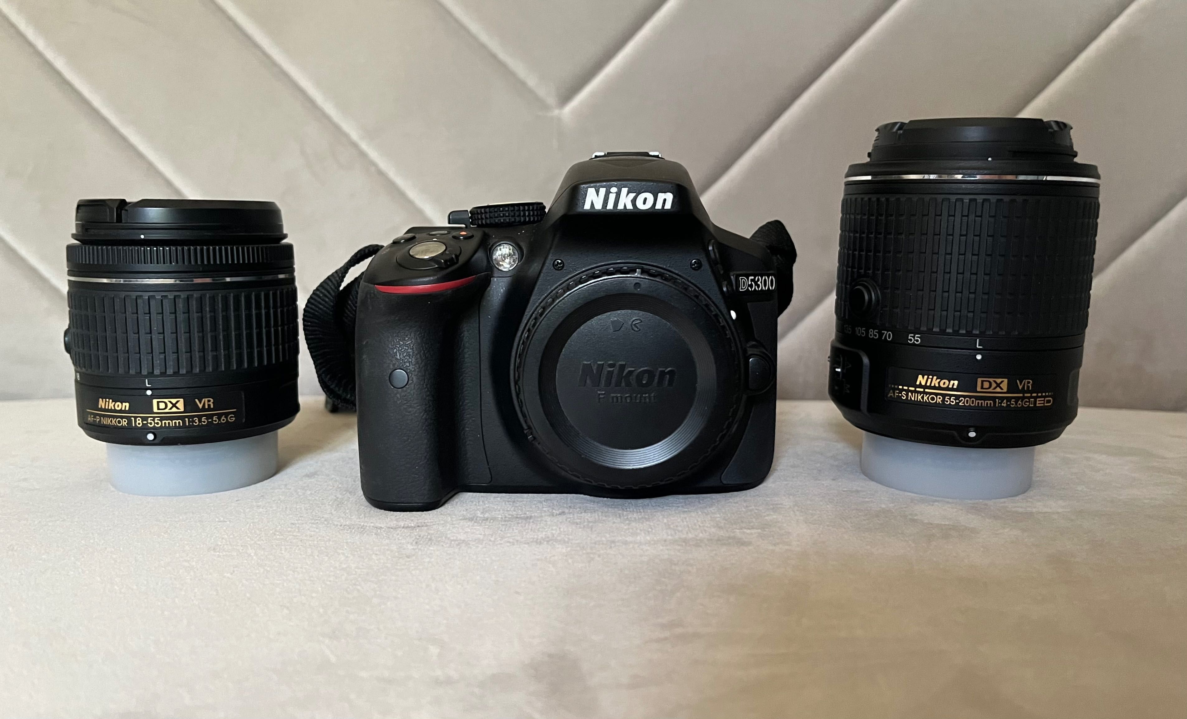 Nikon D5300 | obiektyw 18-55 | obiektyw 55-200 | przebieg 6239 (!) |