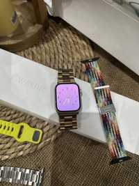 dwa zegarki apple watch series 7, 45 mm