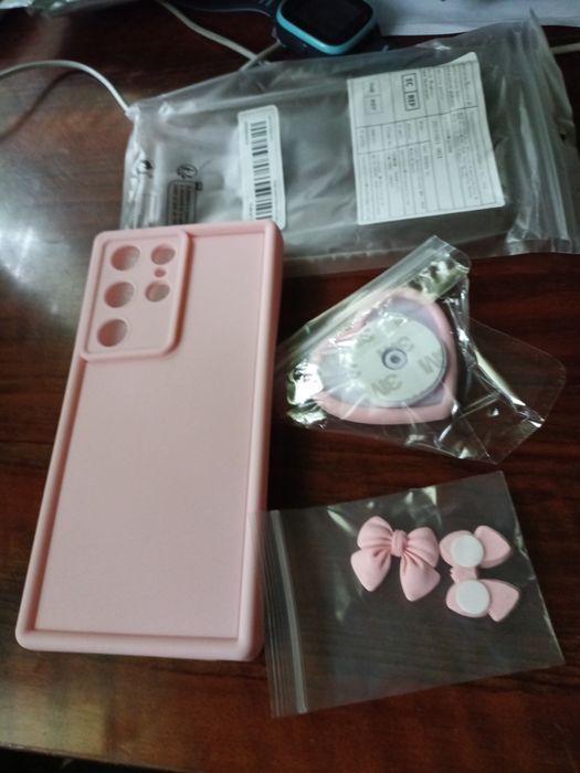 Etui jasny róż pasuje na Samsung Galaxy s23 ultra nowe