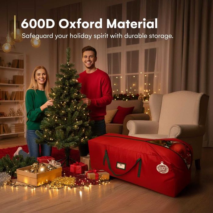 Torba na choinkę Pokrowiec na ozdoby świąteczne Wodoodporna OXFORD 600