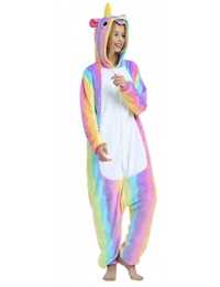 Piżama Jednoczęściowa Kigurumi Tęczowy Jednorożec 170-180 cm Unisex