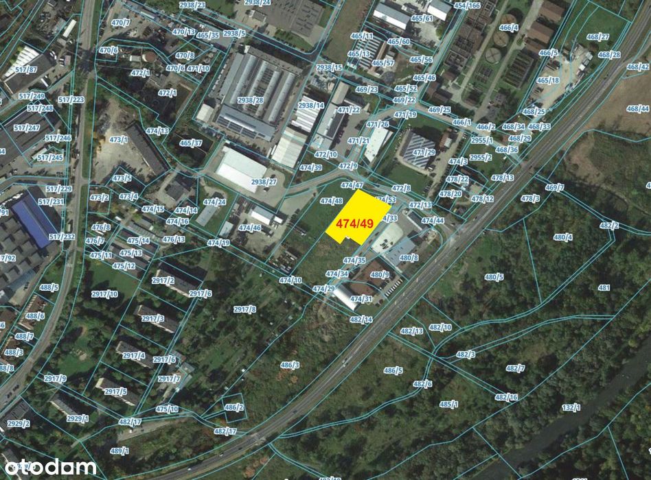 Działka przemysłowa przy drodze krajowej 28 w Gorlicach cena brutto