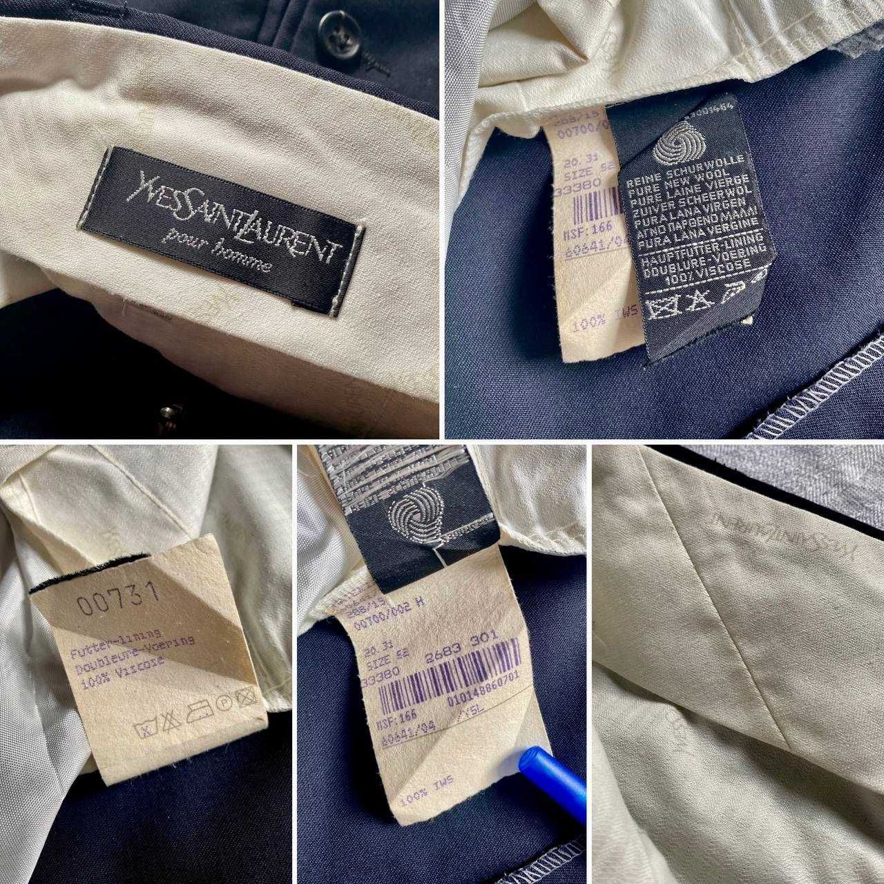 Прямі вовняні штани люкс Yves Saint Laurent оригінал