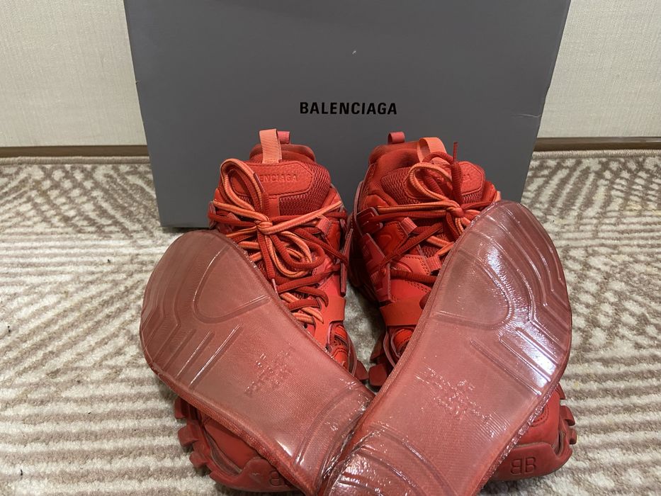 Кросовки balenciaga track full red